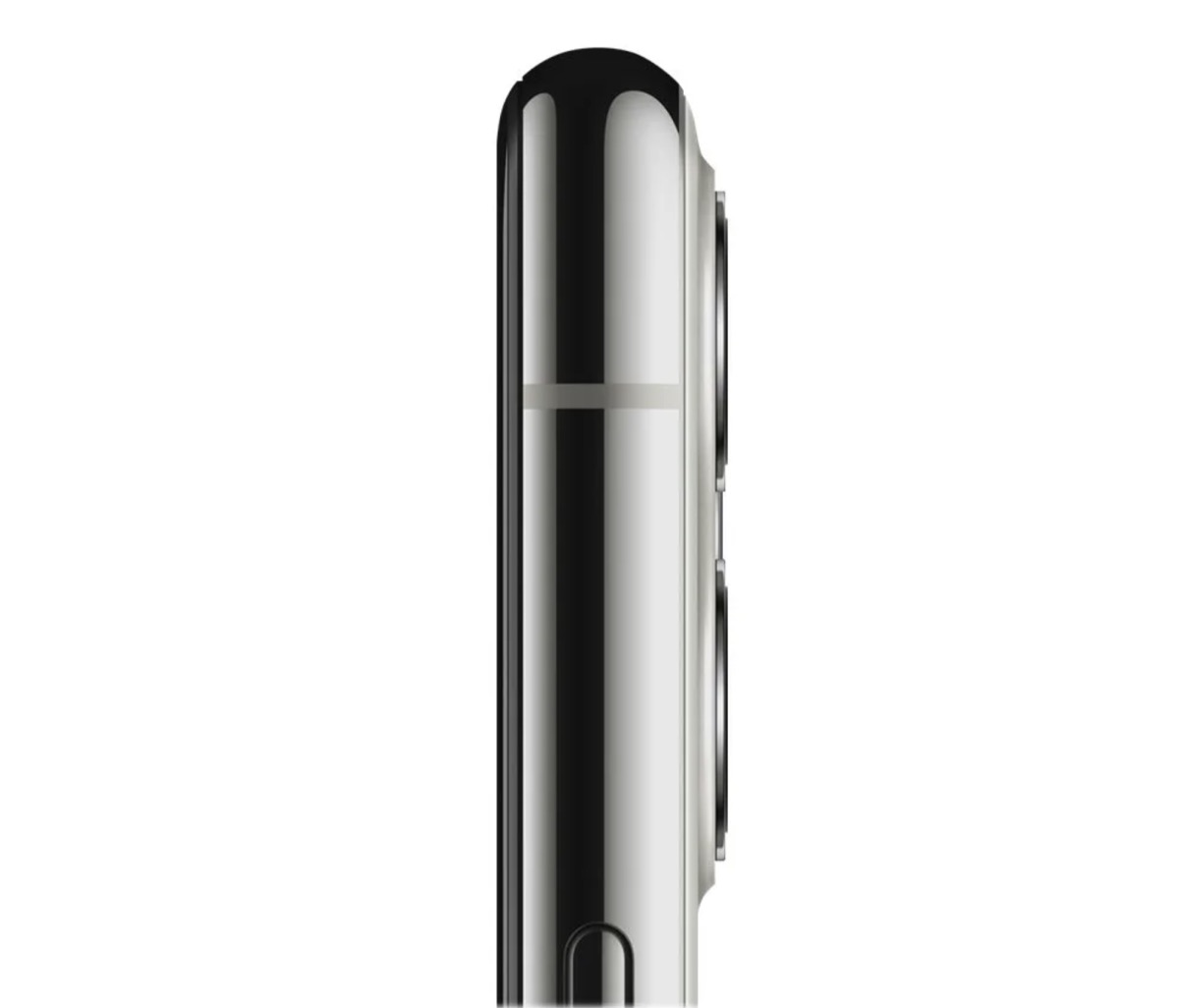 iPhone 11 Pro — matte frosted back glass and stainless steel frame