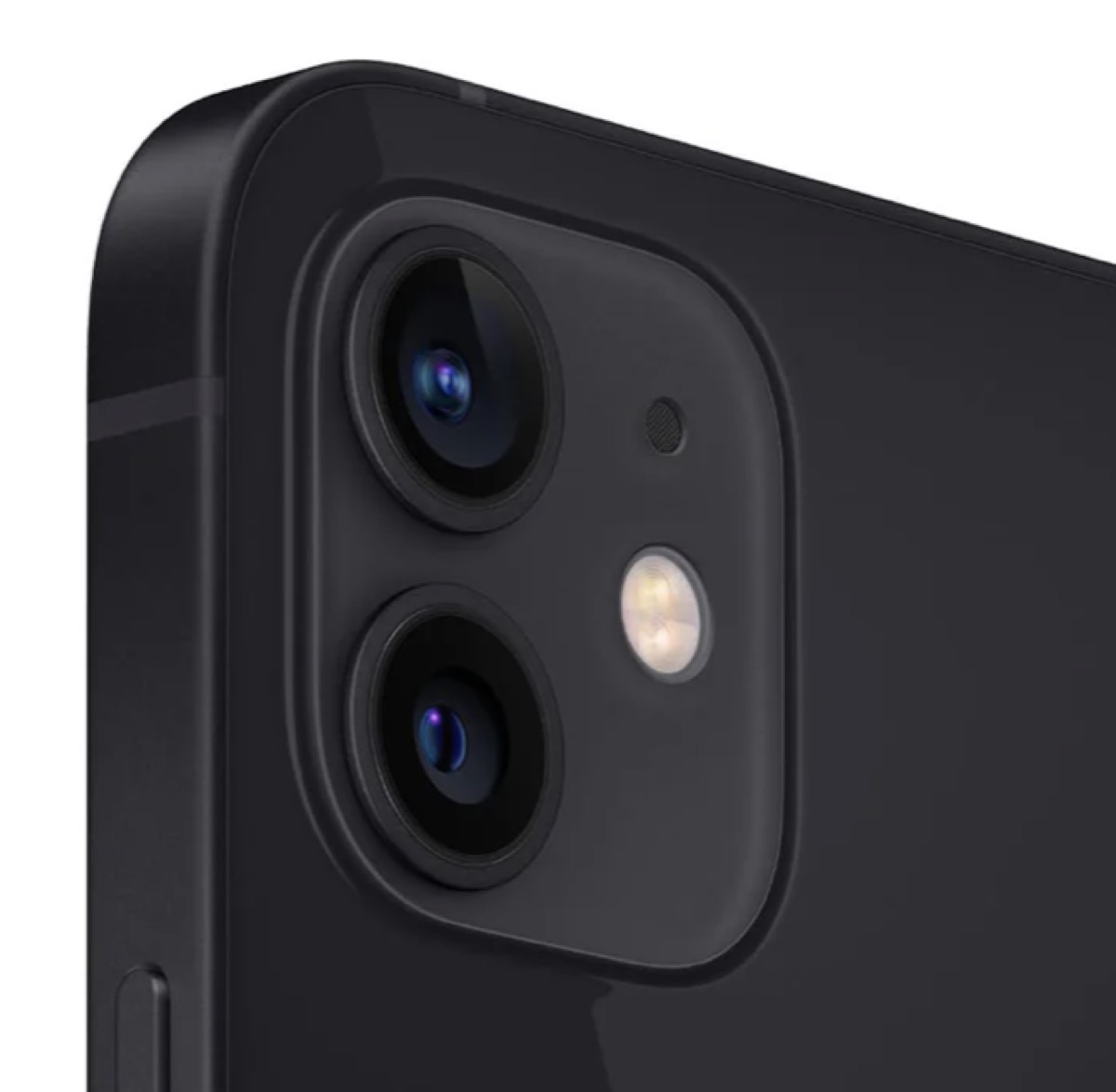 iPhone 12 — side profile with flat-edge design and MagSafe ring