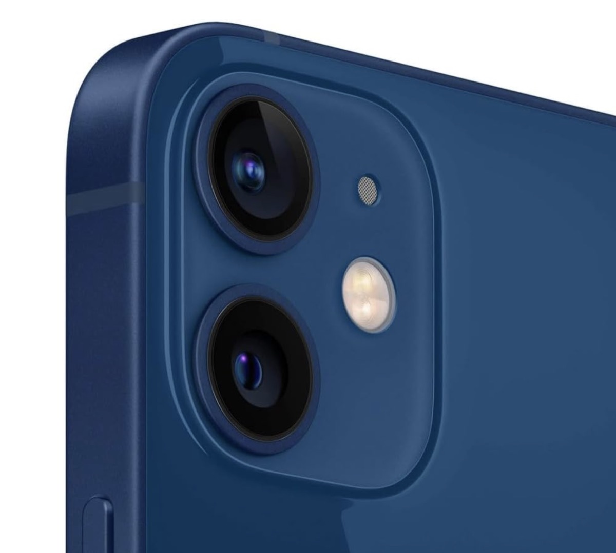 iPhone 12 Mini — compact aluminium frame side profile