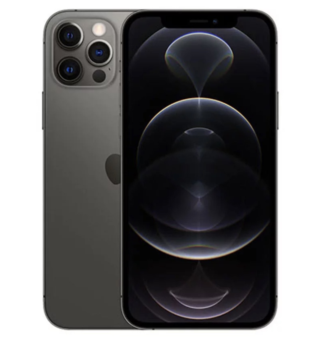 iPhone 12 Pro — close-up of the Pro triple-camera system with LiDAR