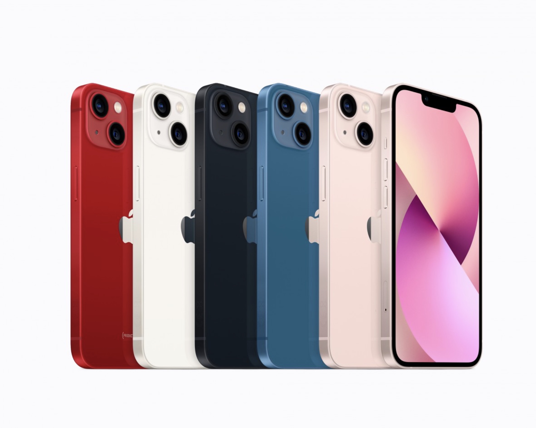 iPhone 13 — close-up of the dual-camera system