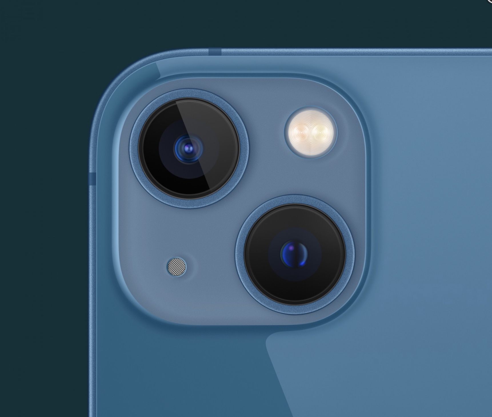 iPhone 13 — back panel and side profile