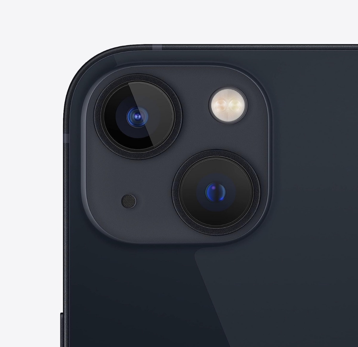 iPhone 13 Mini — compact aluminium frame side profile