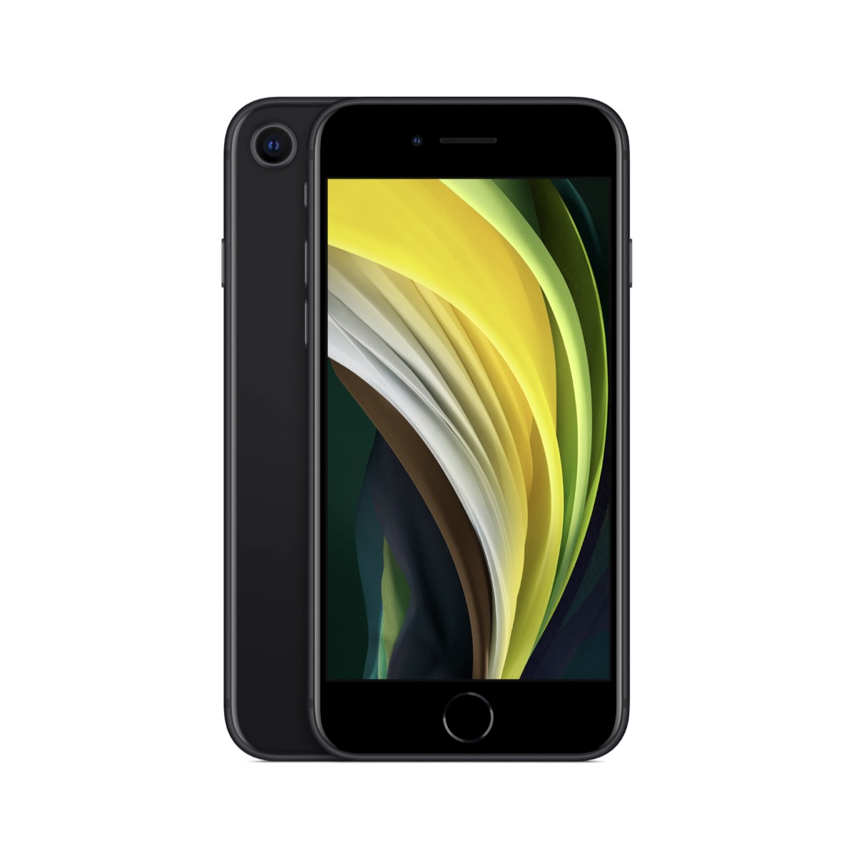iPhone SE — front view with 4.7-inch Retina HD display and Touch ID home button