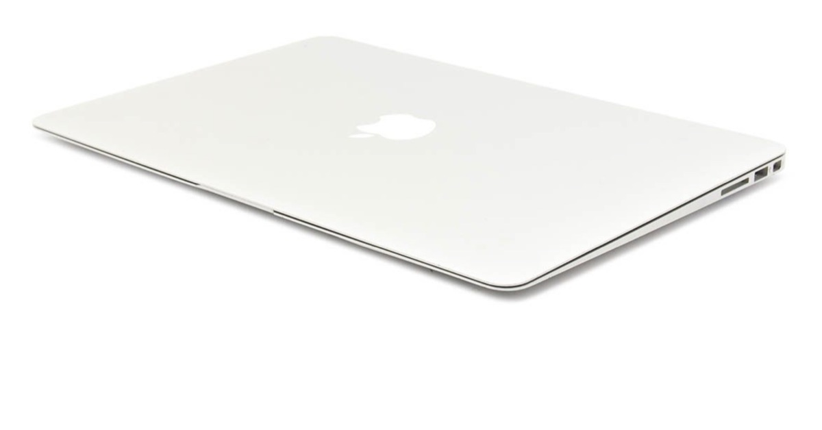 MacBook Air 13" (A1466) — open with 13.3-inch TN display and full-size keyboard