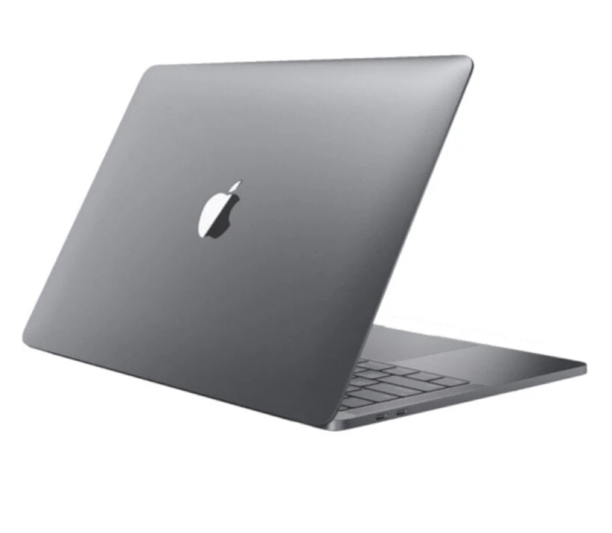 MacBook Pro 13" No Touch Bar (A1708) — left side profile with two USB-C / Thunderbolt 3 ports