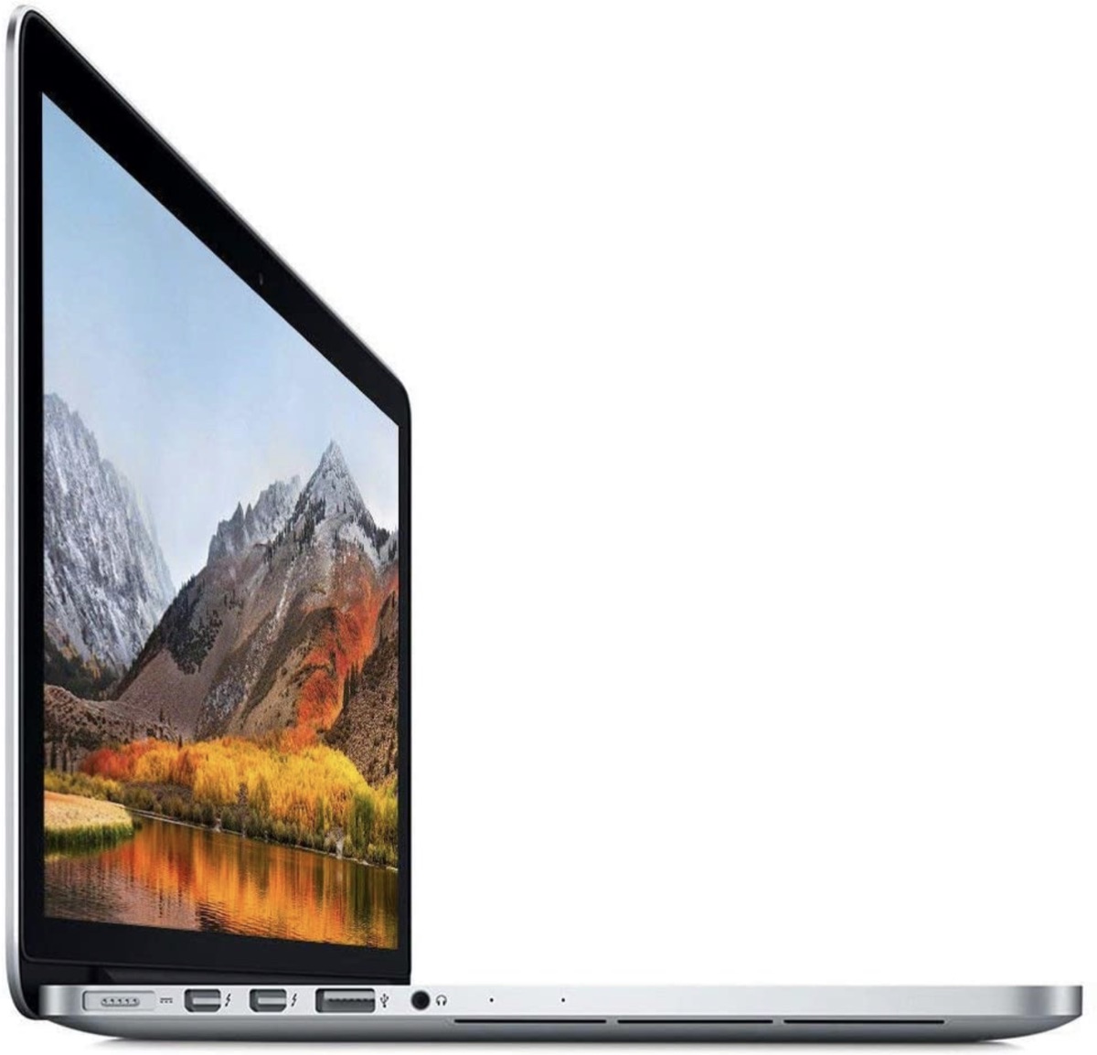 MacBook Pro Retina 13" (A1502) — side profile with MagSafe 2 port and HDMI / USB ports