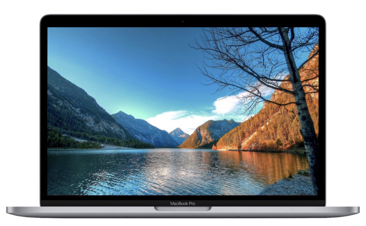 MacBook Pro 13" Touch Bar (A1706) — open with Retina display and Touch Bar