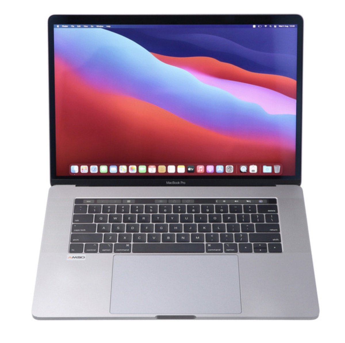 MacBook Pro 15" Touch Bar (A1707) — open with 15.4-inch Retina display, Touch Bar and Magic Keyboard