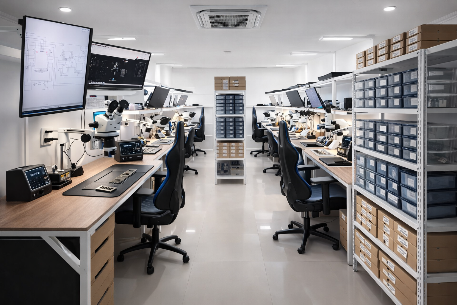 Lab panorama view